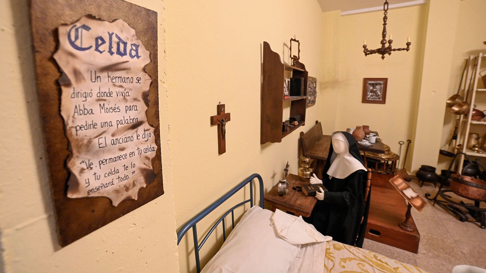 Algunas imágenes del interior del Centro de Interpretación ‘Santa María de Carbajal’. | MAURICIO PEÑA