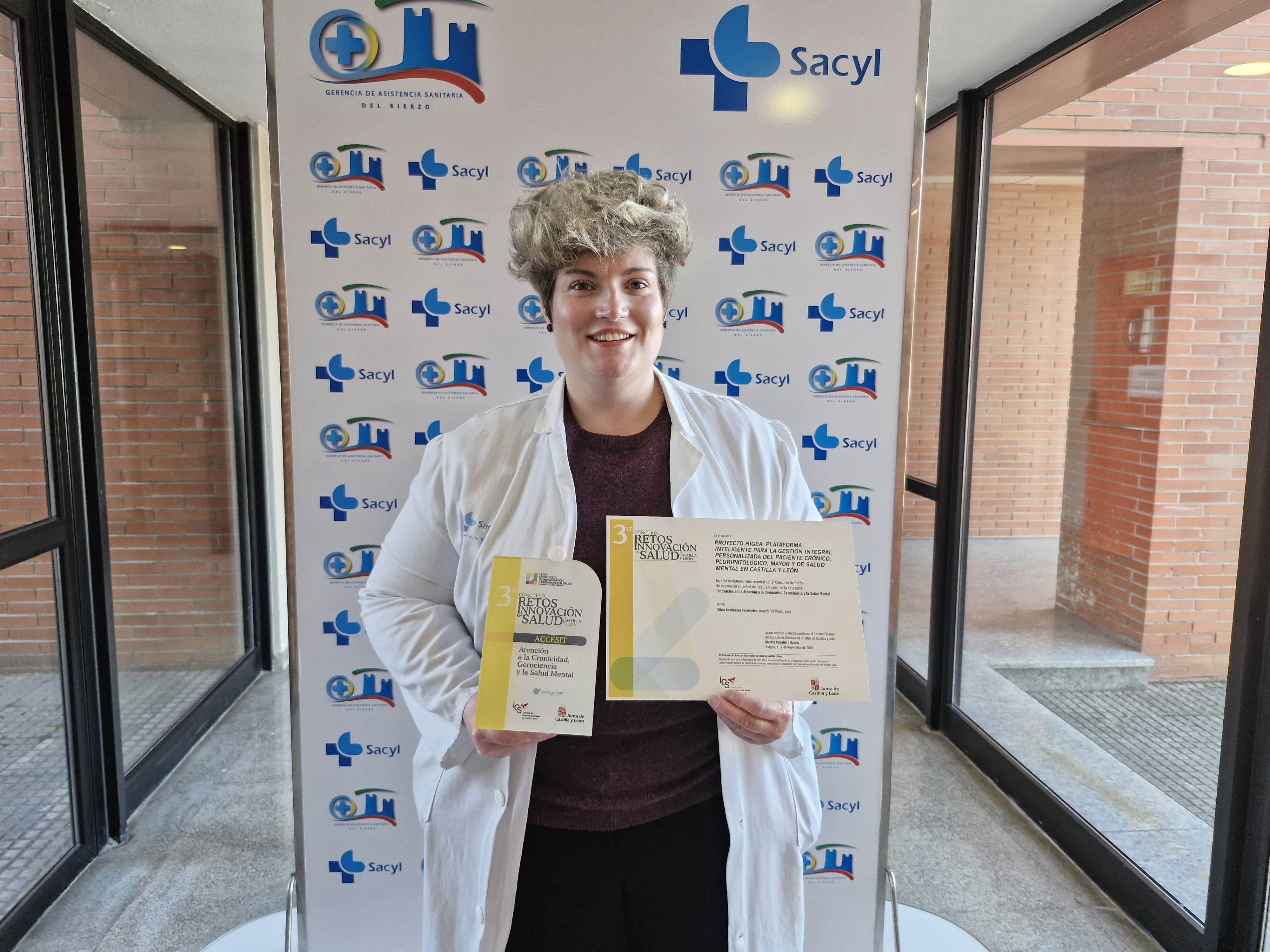 La enfermera del Servicio de Pediatría de la Gasbi, Silvia Domínguez.