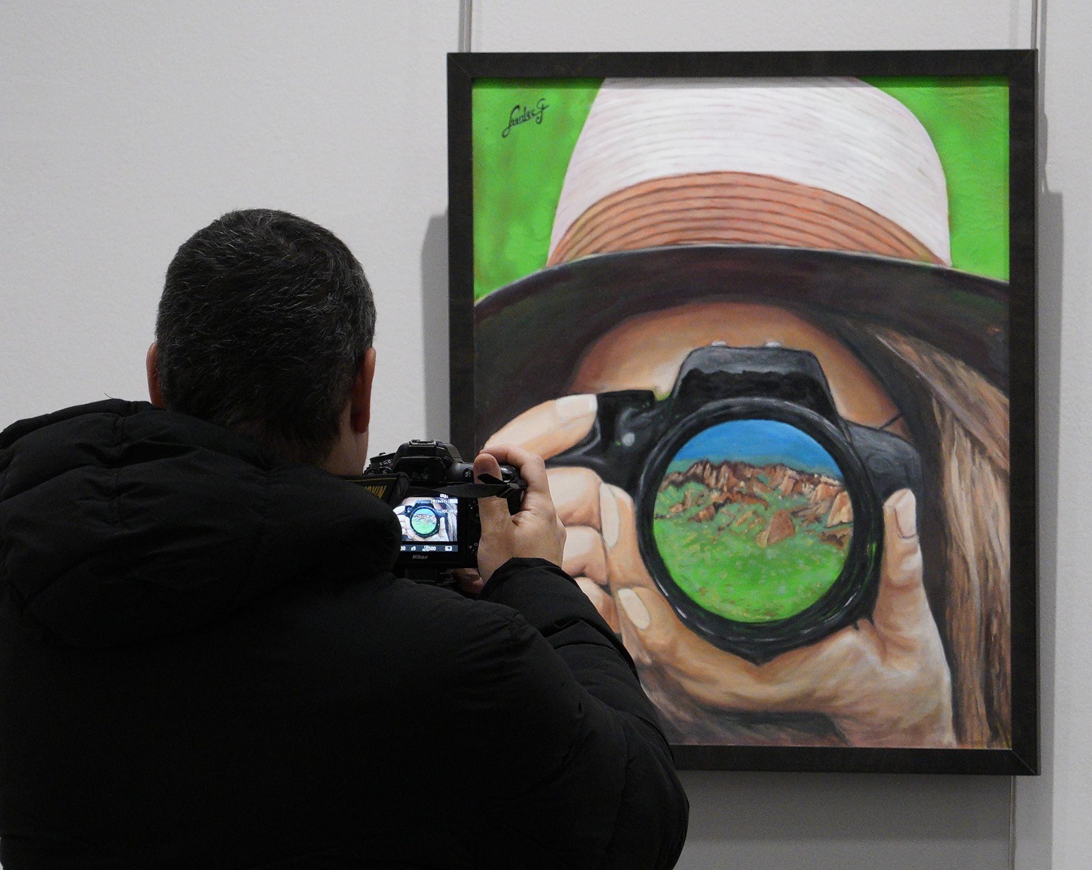 La Asociación de Pintores del Bierzo dedica su exposición colectiva navideña al paraje de Las Médulas. | C.S. (ICAL)