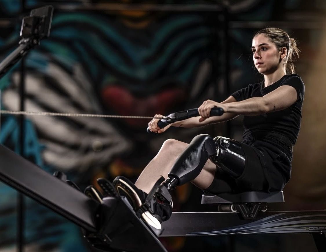 La atleta paralímpica ponferradina Marta Casado. | Instagram @martacasado1