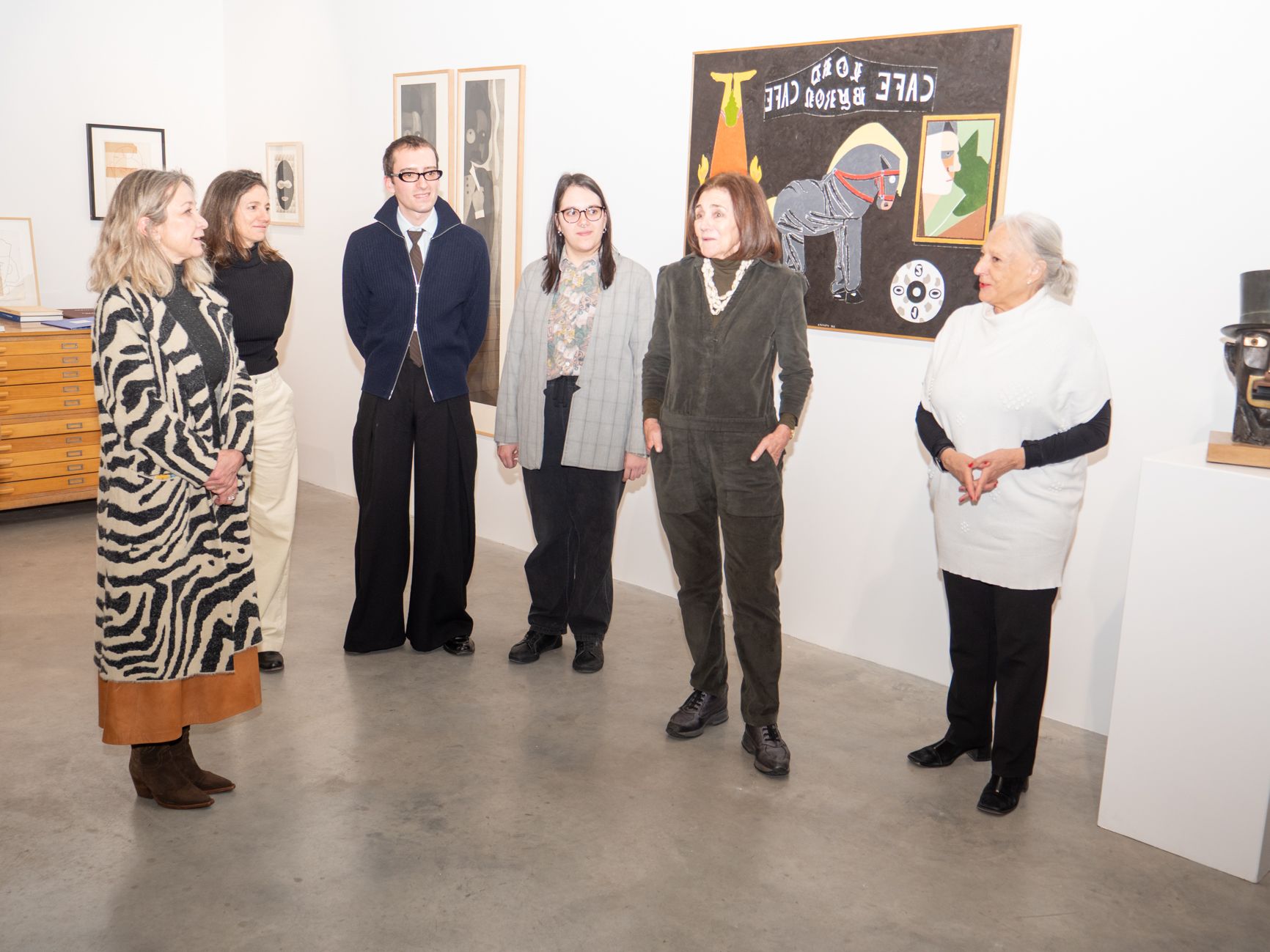 La viuda de Arroyo, Isabel de Azcárate, estuvo presente en la inauguración. | VICENTE GARCÍA