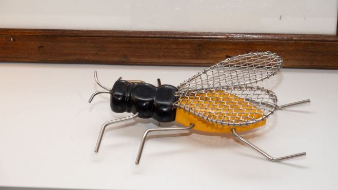 Una de las obras de Eduardo Arroyo. 