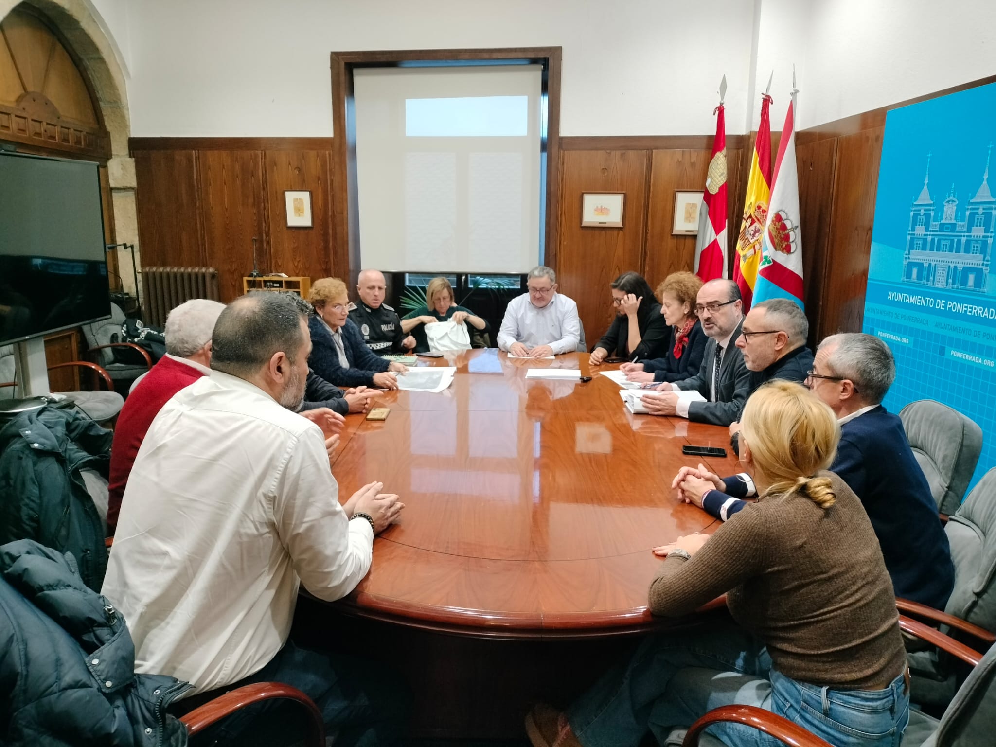 Última reunión del Centro de Coordinación Operativo (Cecop) de Ponferrada.