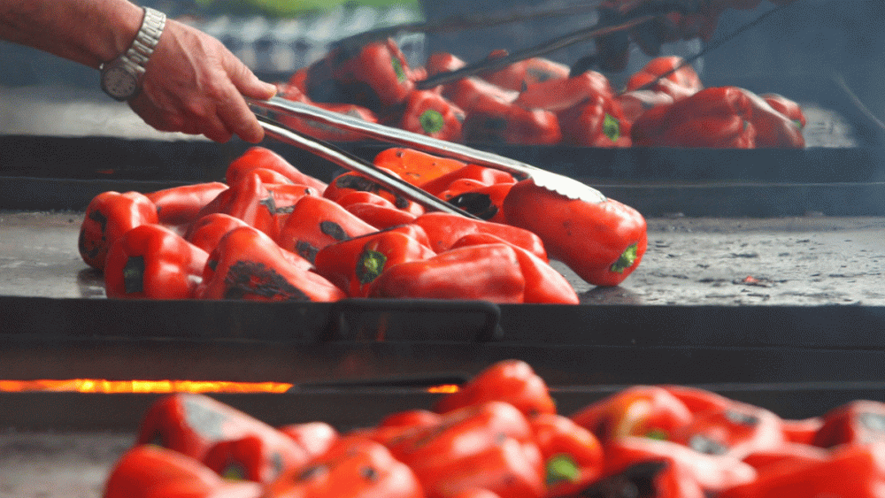 Imagen de archivo de pimientos del Bierzo. | César Sánchez (Ical)