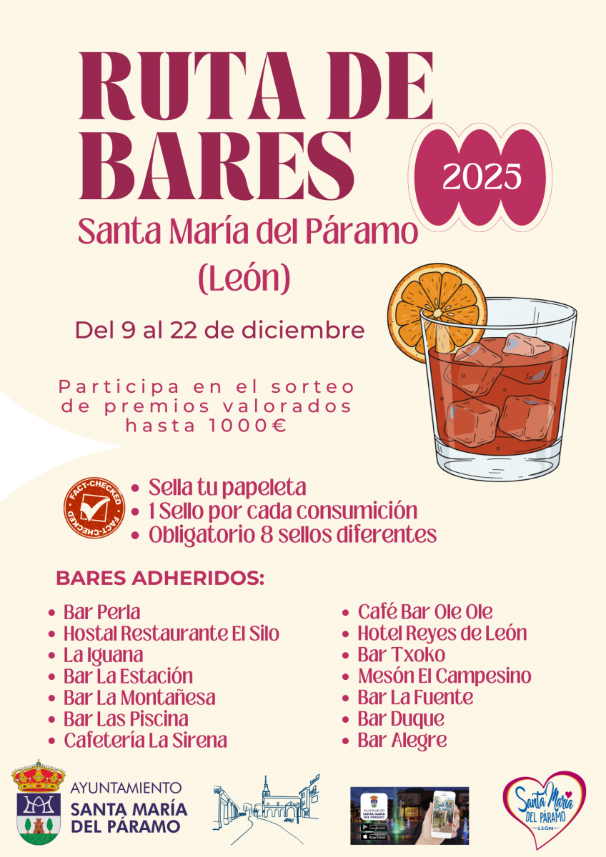 Cartel de la Ruta de Bares. Cartel de la Ruta de Bares.