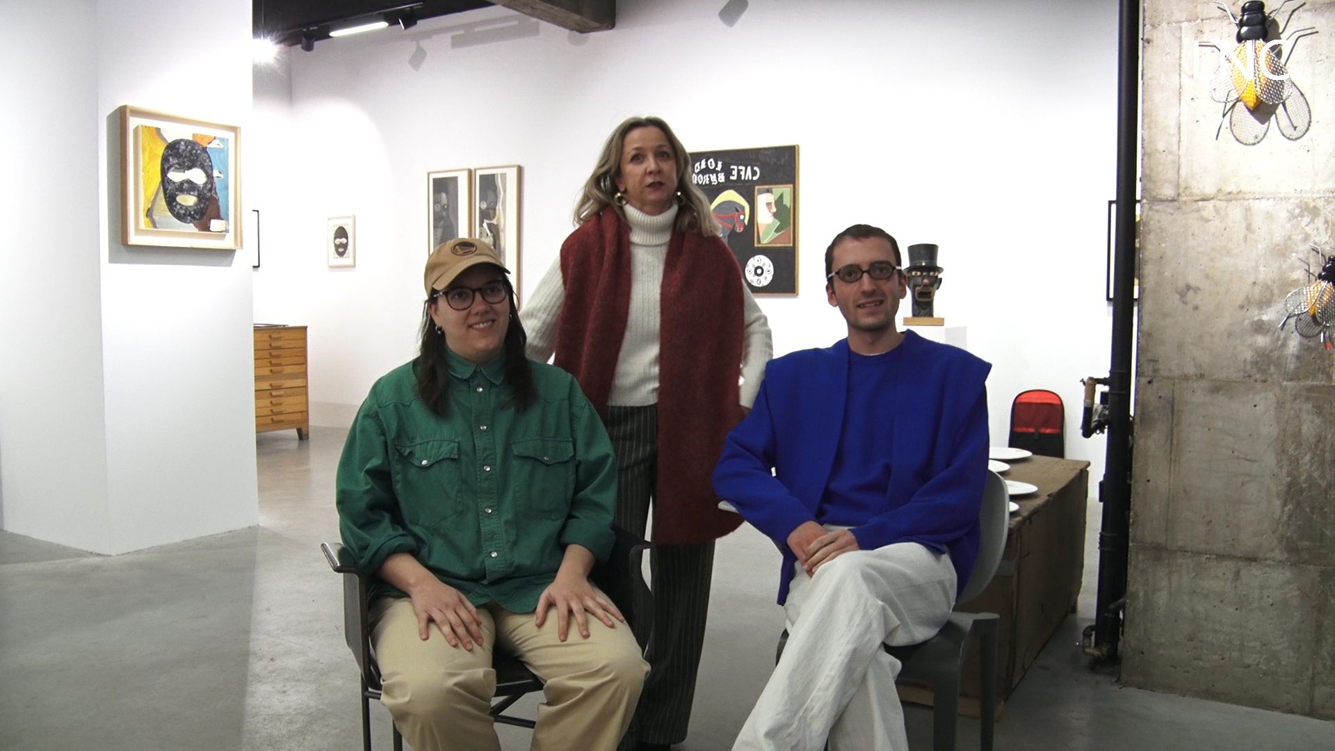 El equipo de la Galería de Arte Ármaga