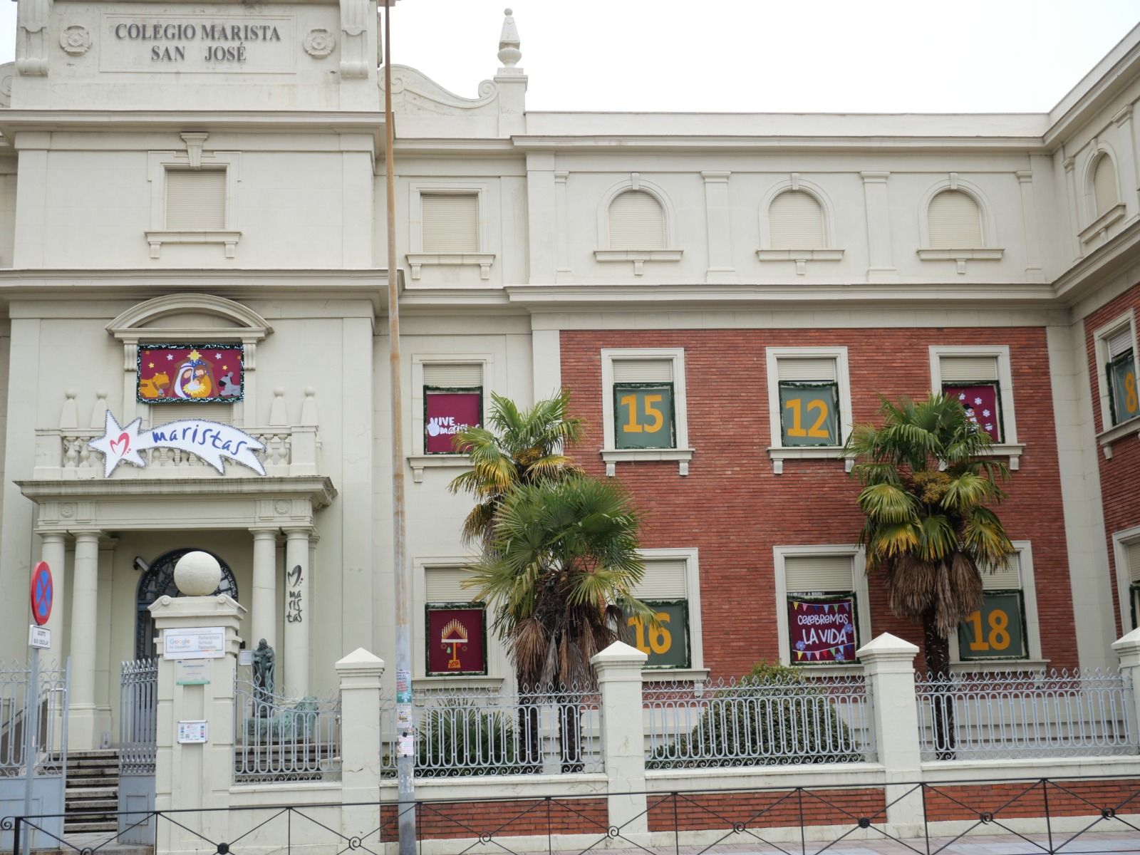 El original calendario de Adviento del Colegio Marista San José. | L.N.C.