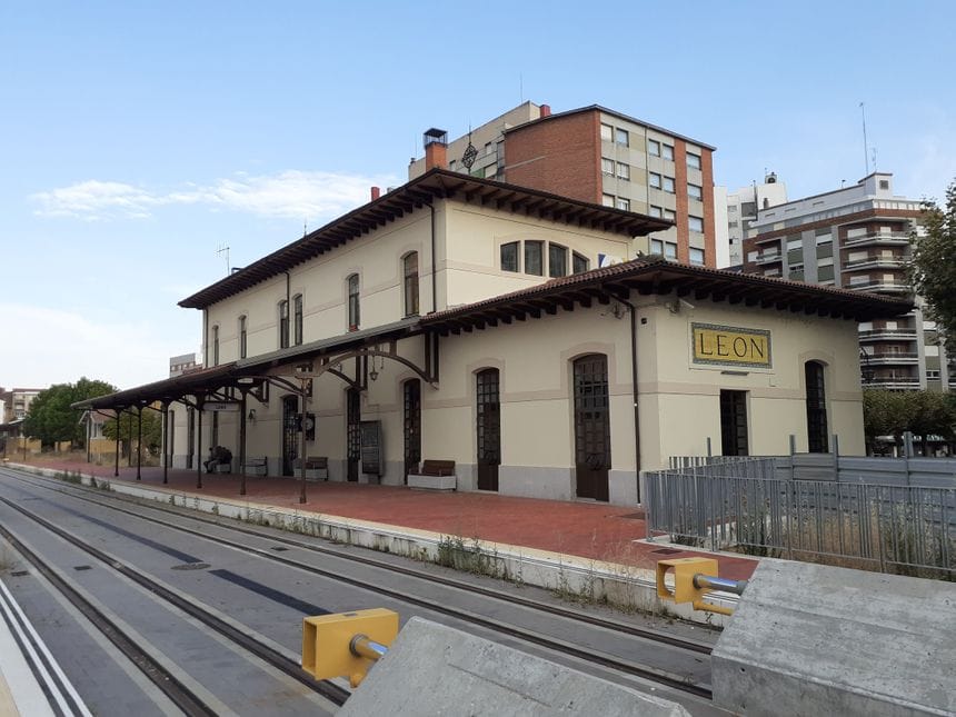 Estación de Feve en el centro de León. | L.N.C.