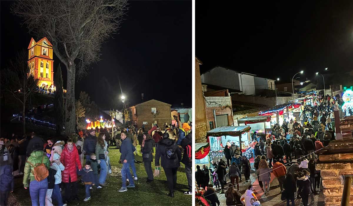 Las calles de Almanza estuvieron más concurridas que nunca este domingo. | L.N.C.