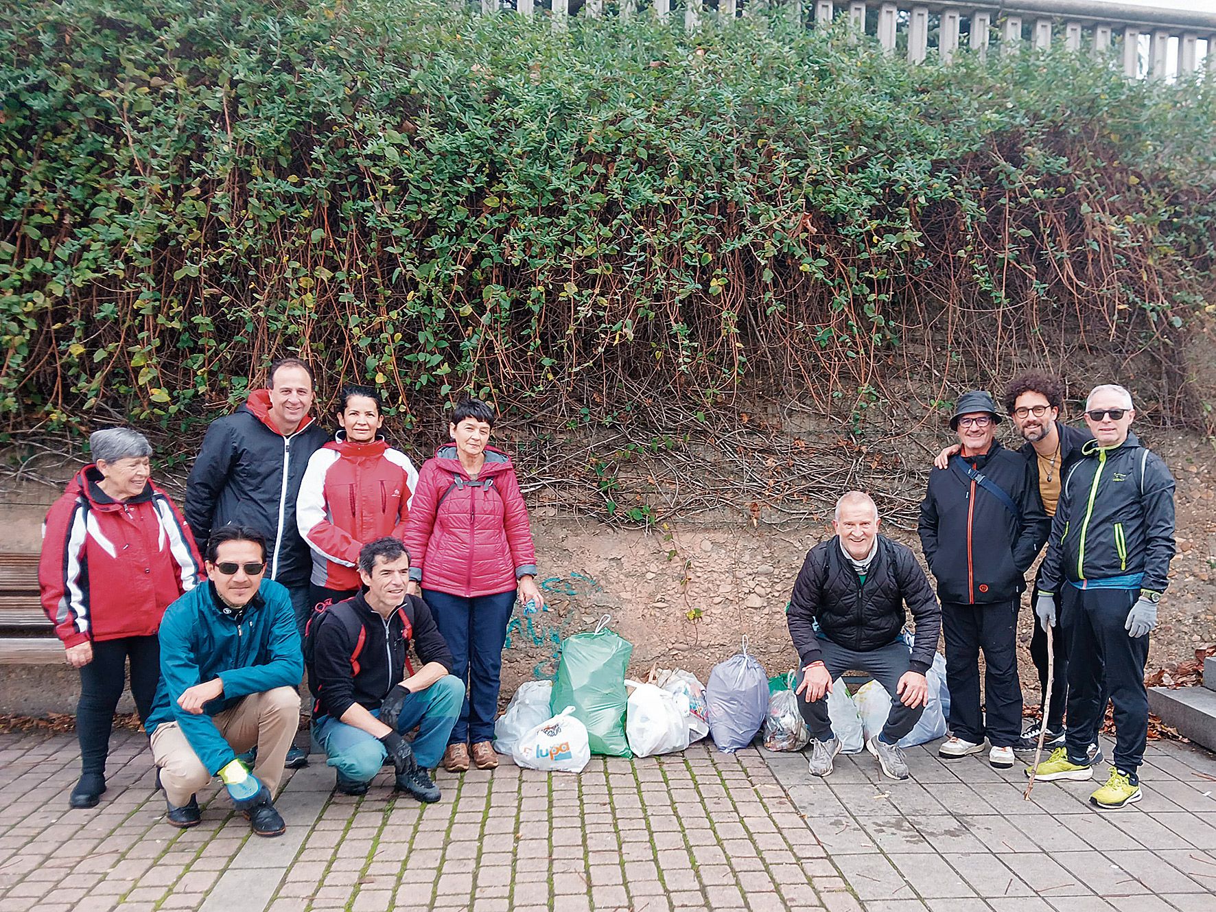 Los mocheros del último domingo de 2025. | L.N.C. Los mocheros del último domingo de 2025. | L.N.C.