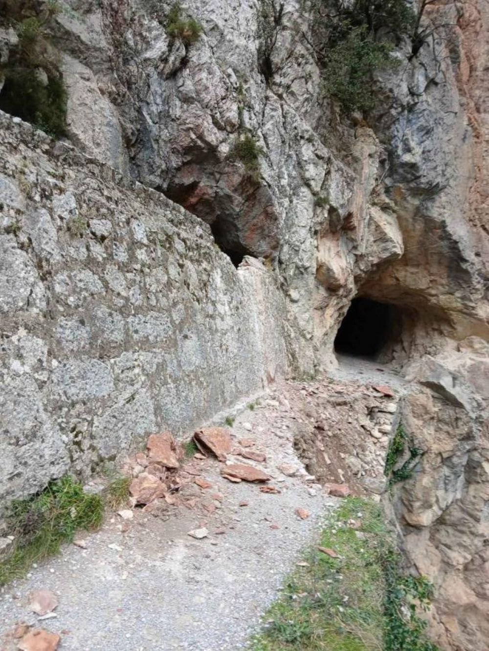 Desprendimiento en la Ruta del Cares | PRINCIPADO DE ASTURIAS 