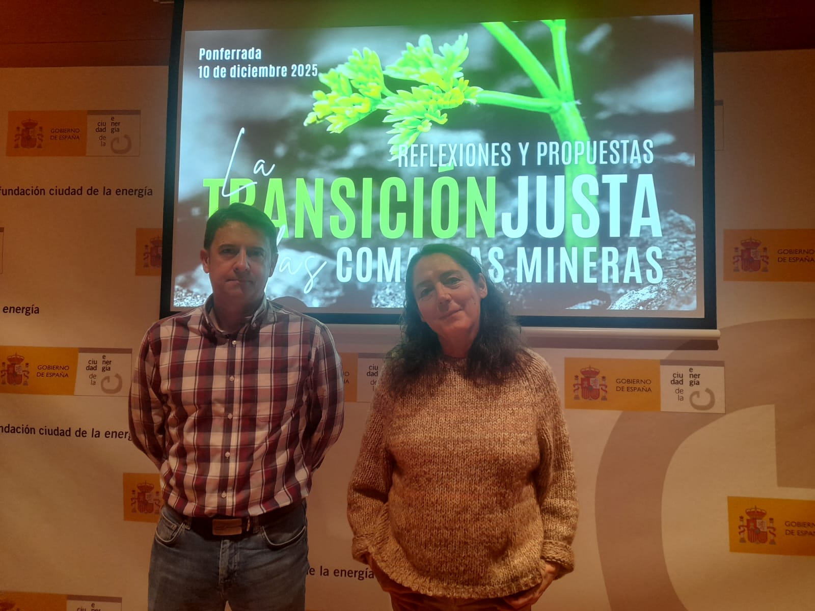 Roberto y Carmen al inicio de las jornadas en Ciuden. | MAR IGLESIAS Roberto y Carmen al inicio de las jornadas en Ciuden. | MAR IGLESIAS