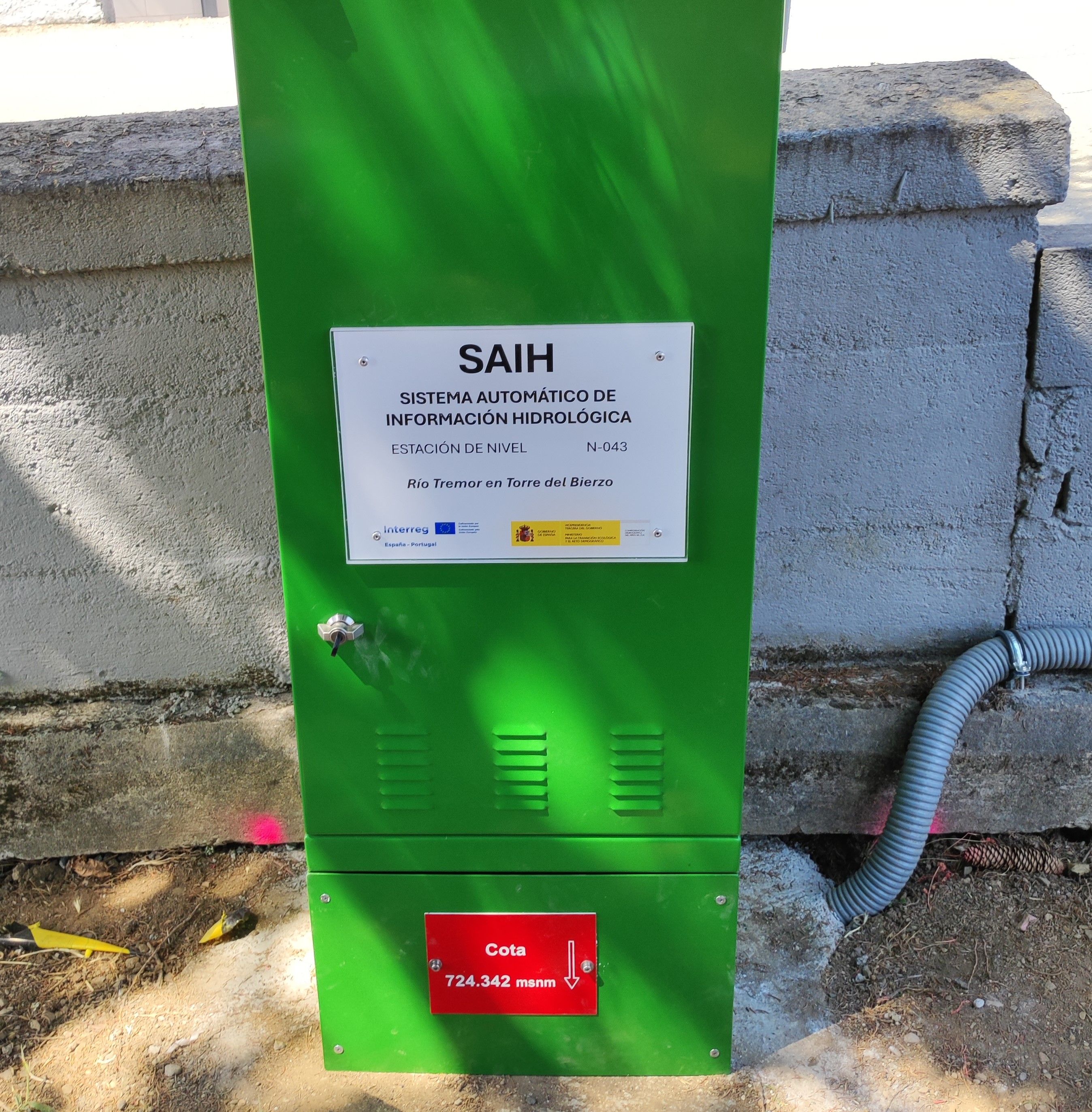 Nuevo sistema de la CHMS en el río Tremor.