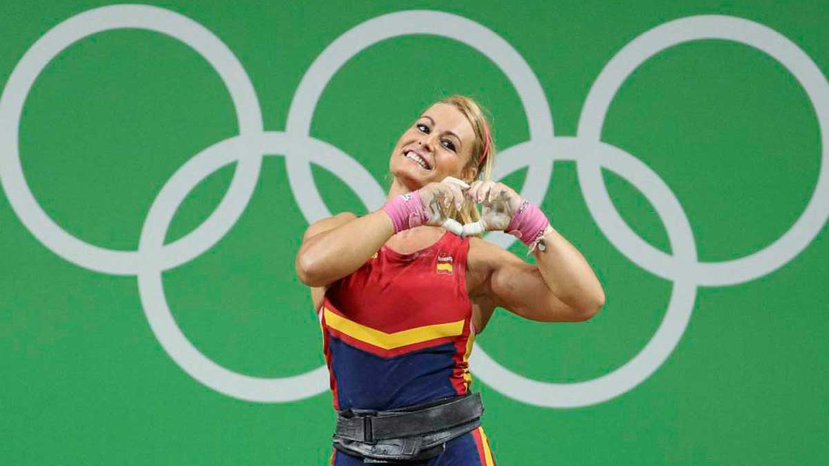 Lydia Valentín, tras conseguir el bronce en Río de Janeiro.| AS