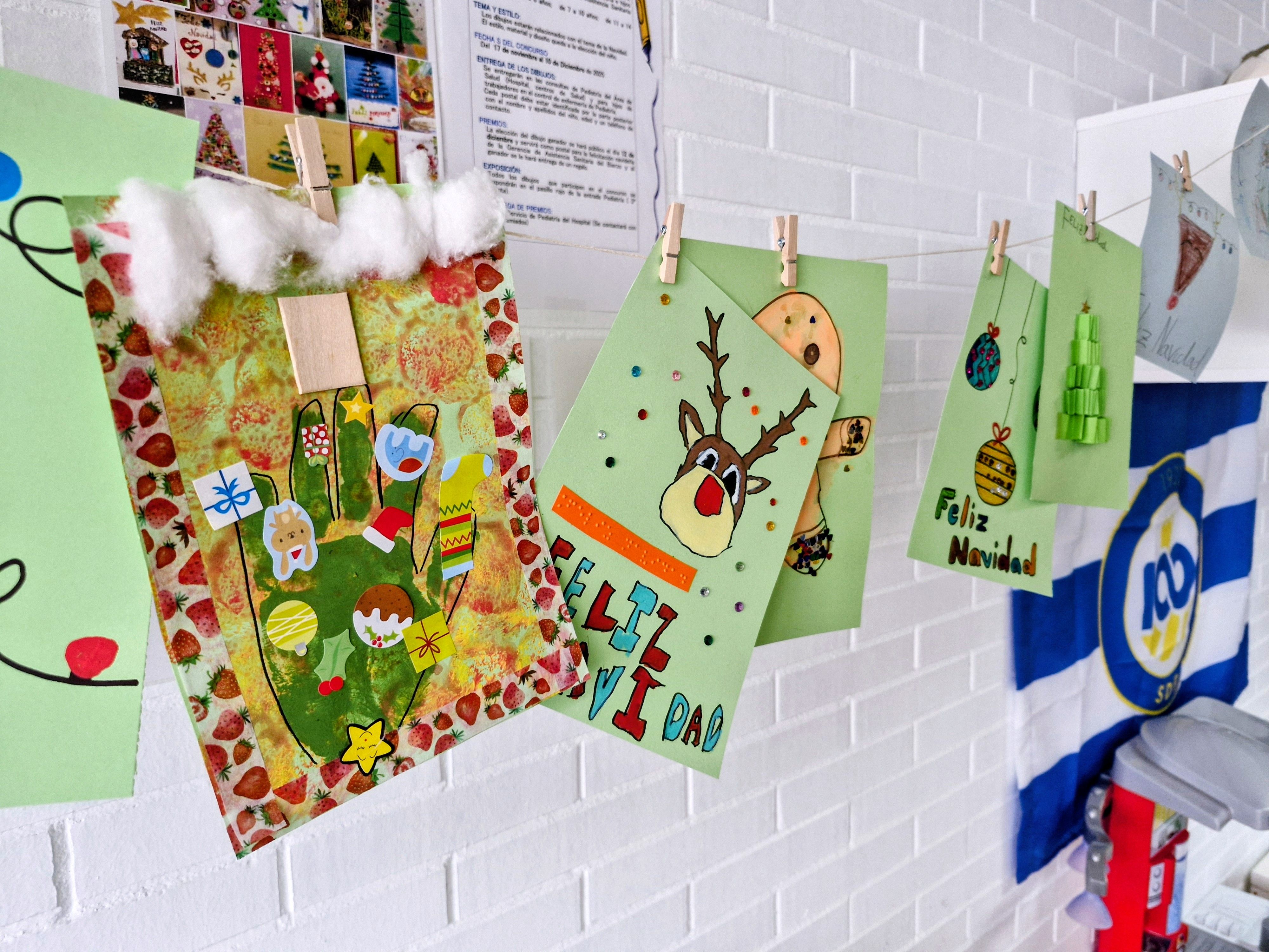Intercambio de postales entre los niños ingresados en el Hospital El Bierzo y el alumnado del CEE Bergidum.
