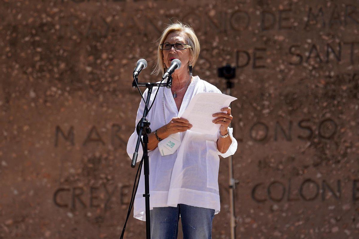 Imagen de archivo de Rosa Díez, que este sábado recala en León. | EUROPA PRESS