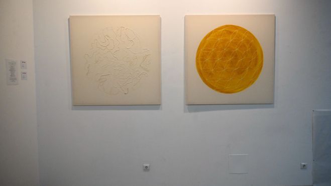 Una imagen de la pieza ‘Vida’, elaborada durante los últimos meses por la estudiante Verónica López Juan. SAÚL ARÉN