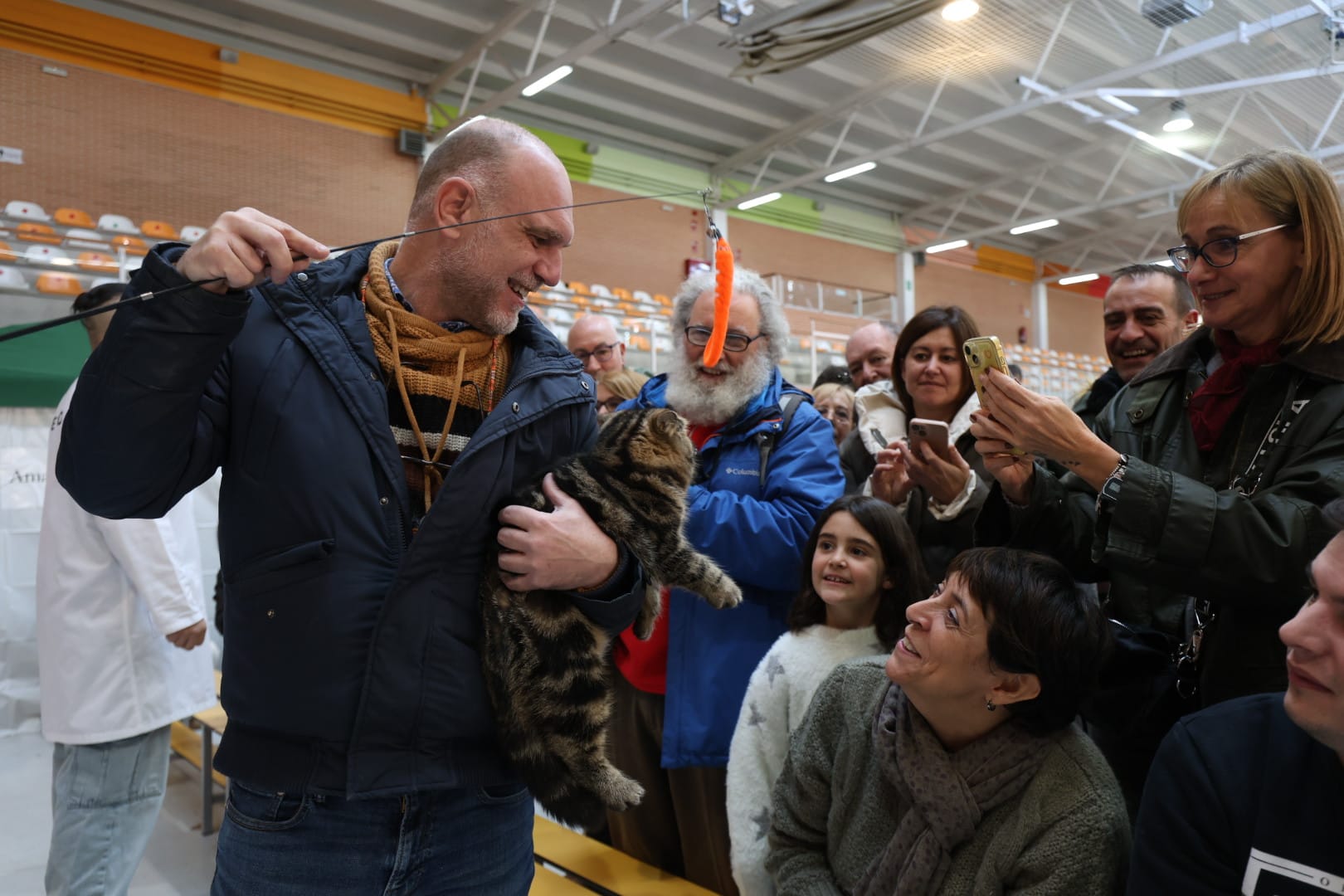 Cientos de personas han disfrutado de esta cita felina. | FERNANDO OTERO