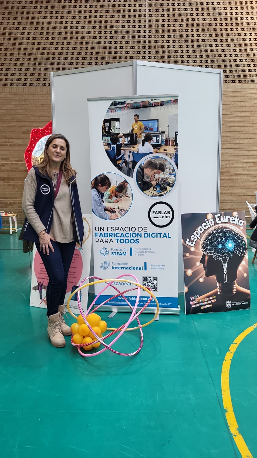 Representante de FABLAB León. | L.N.C. Representante de FABLAB León. | L.N.C.