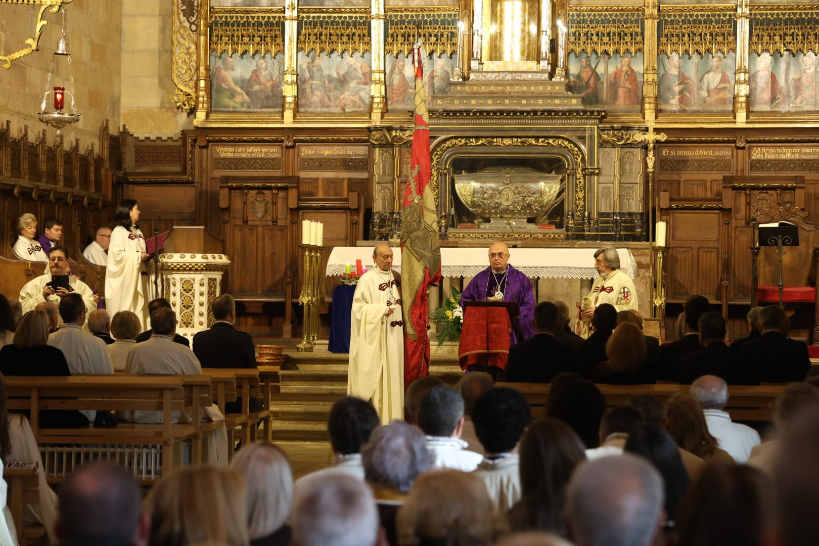 Un instante de la ceremonia celebrada este domingo. | FERNANDO OTERO