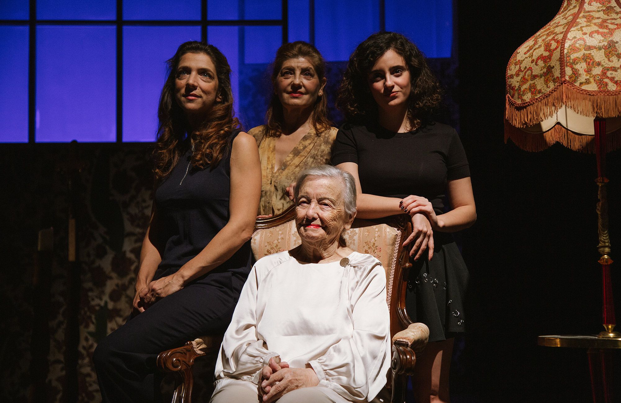 Alicia Armenteros, Mª Sol Nieve de Medina y Leo Ledicia Sola completan el elenco de la obra que este semana sube el telón del Auditorio leonés.