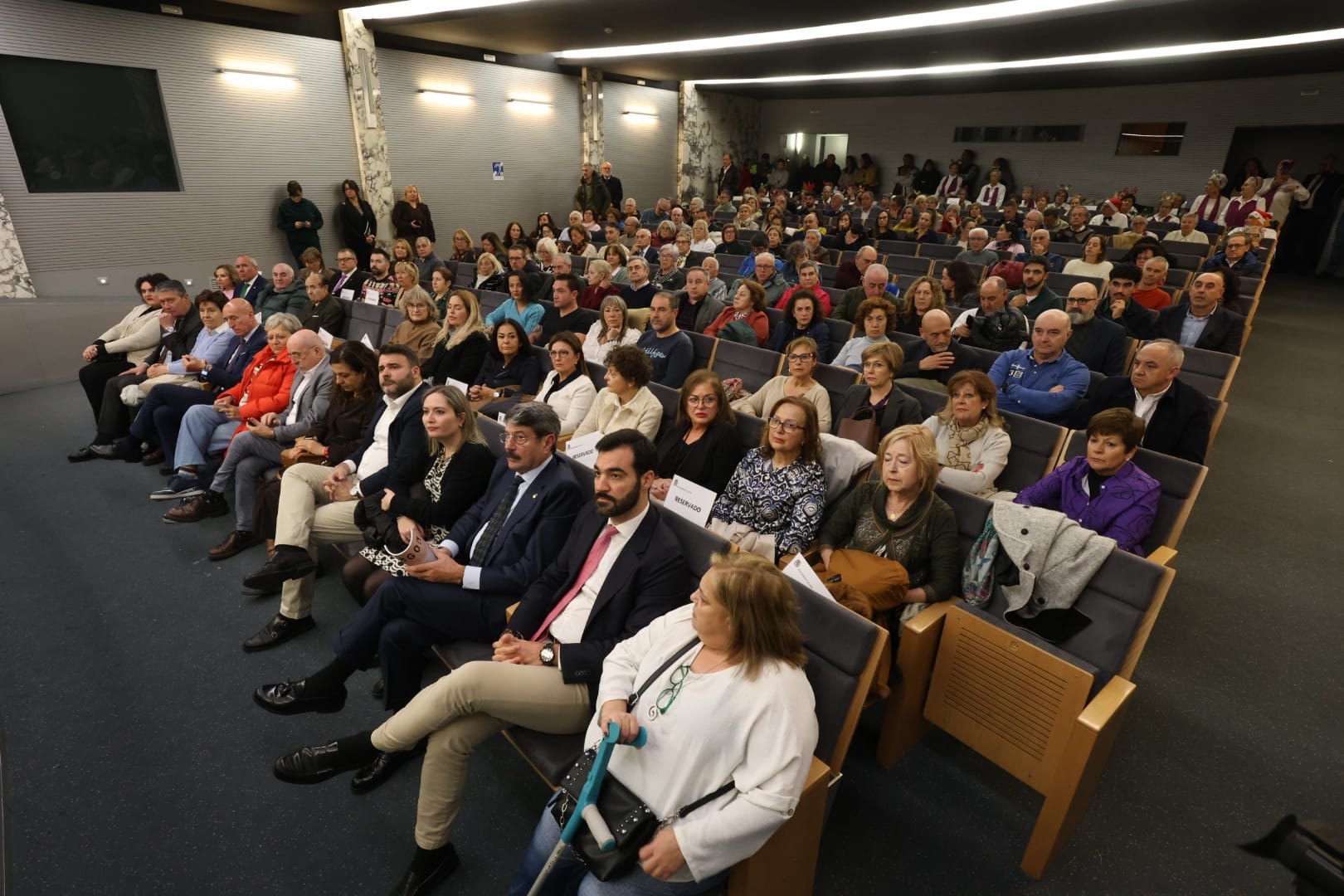 Un instante del reconocimiento. | FERNANDO OTERO