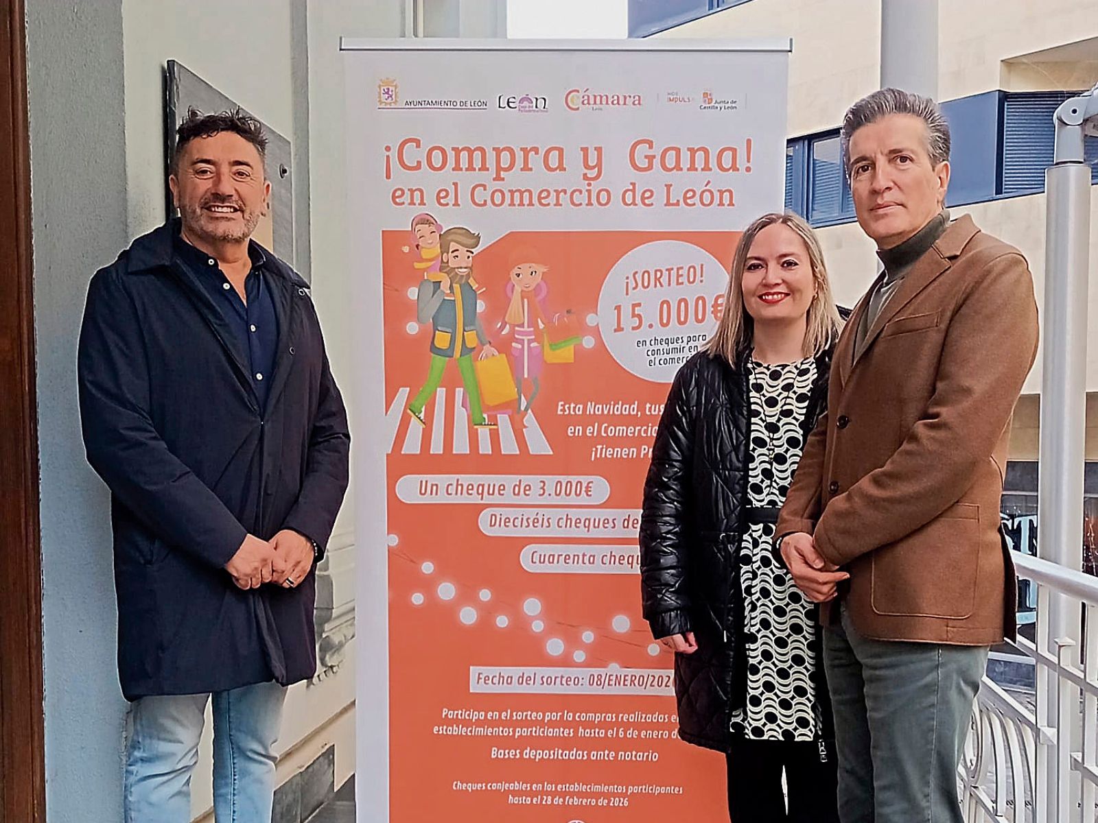 La presentación de la campaña ‘Compra y Gana en el Comercio de León’ |  L.N.C.