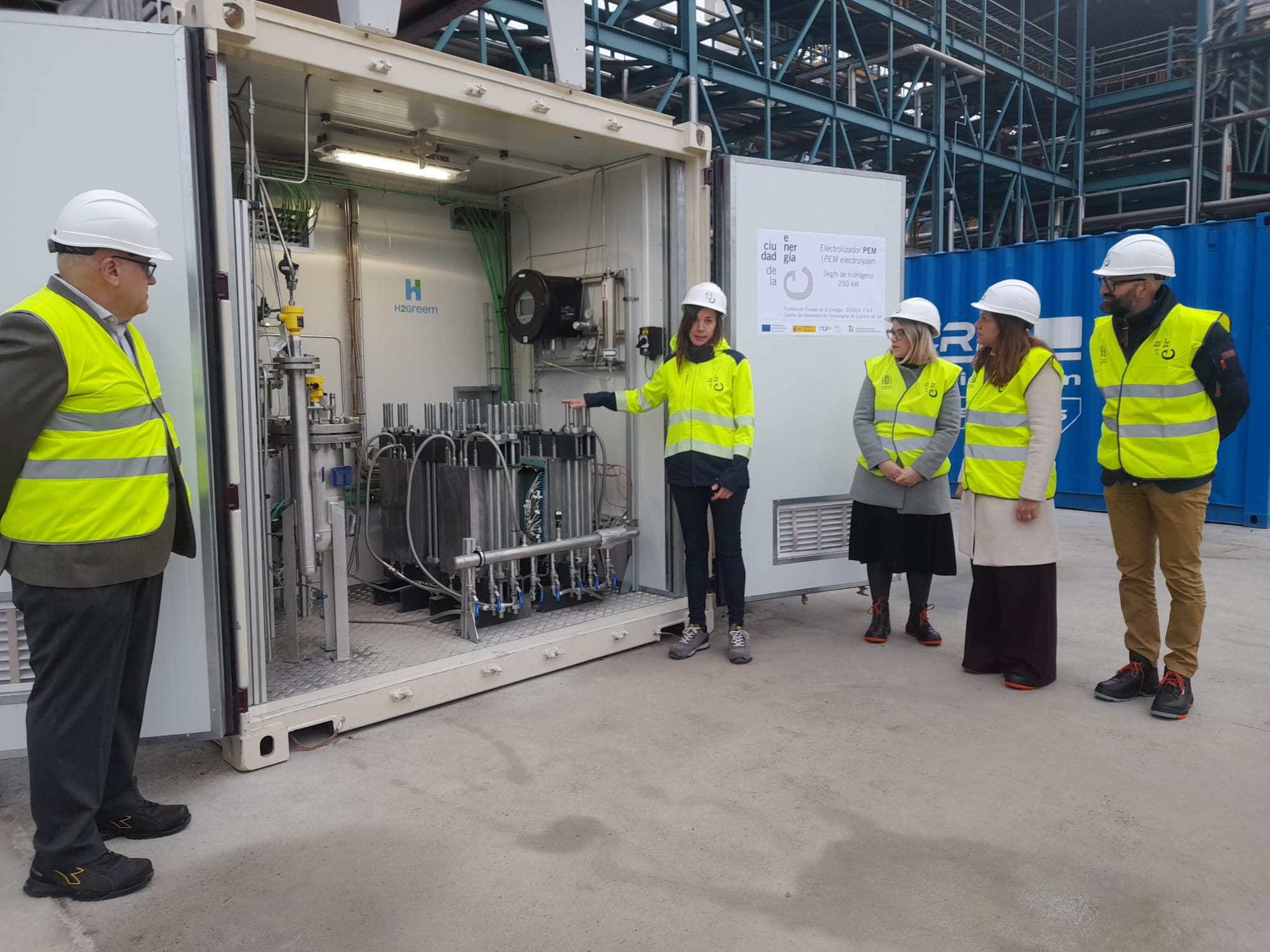 Presentación del nuevo aparato que ya se ha activado en Ciuden. | MAR IGLESIAS