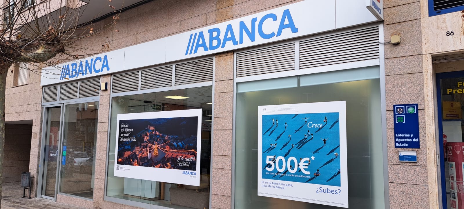 Oficina atracada en el barrio de Flores del Sil. | M.R.