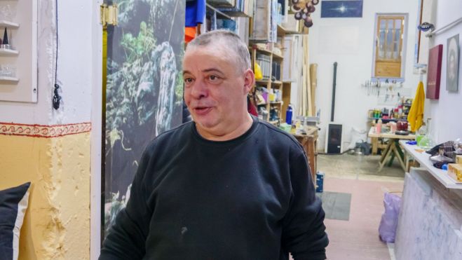 Una imagen del estudio de Juan Rafael y Eloísa Otero.VICENTE GARCÍA