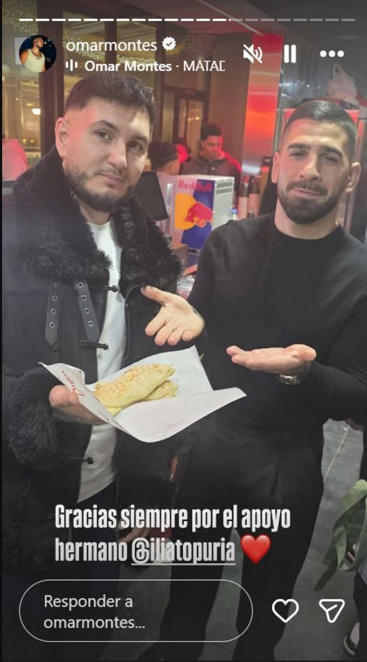 Omar Montes e Ilia Topuria | INSTAGRAM OMAR MONTES