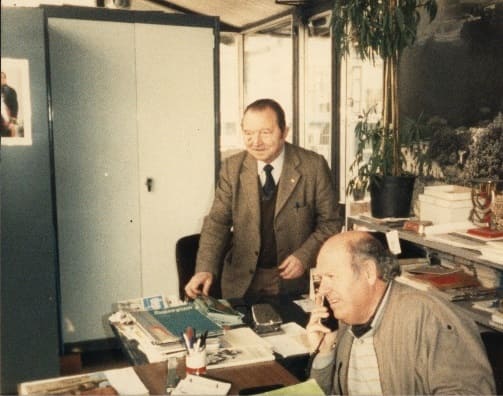 De pie, Amalio; sentado, Pedro. | Foto de Amalio De pie, Amalio; sentado, Pedro. | Foto de Amalio