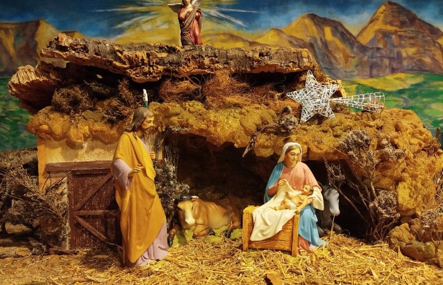 Imagen del Belén expuesto por la Asociación Belenista Leonesa en el Centro Comercial León Plaza. | L.N.C.