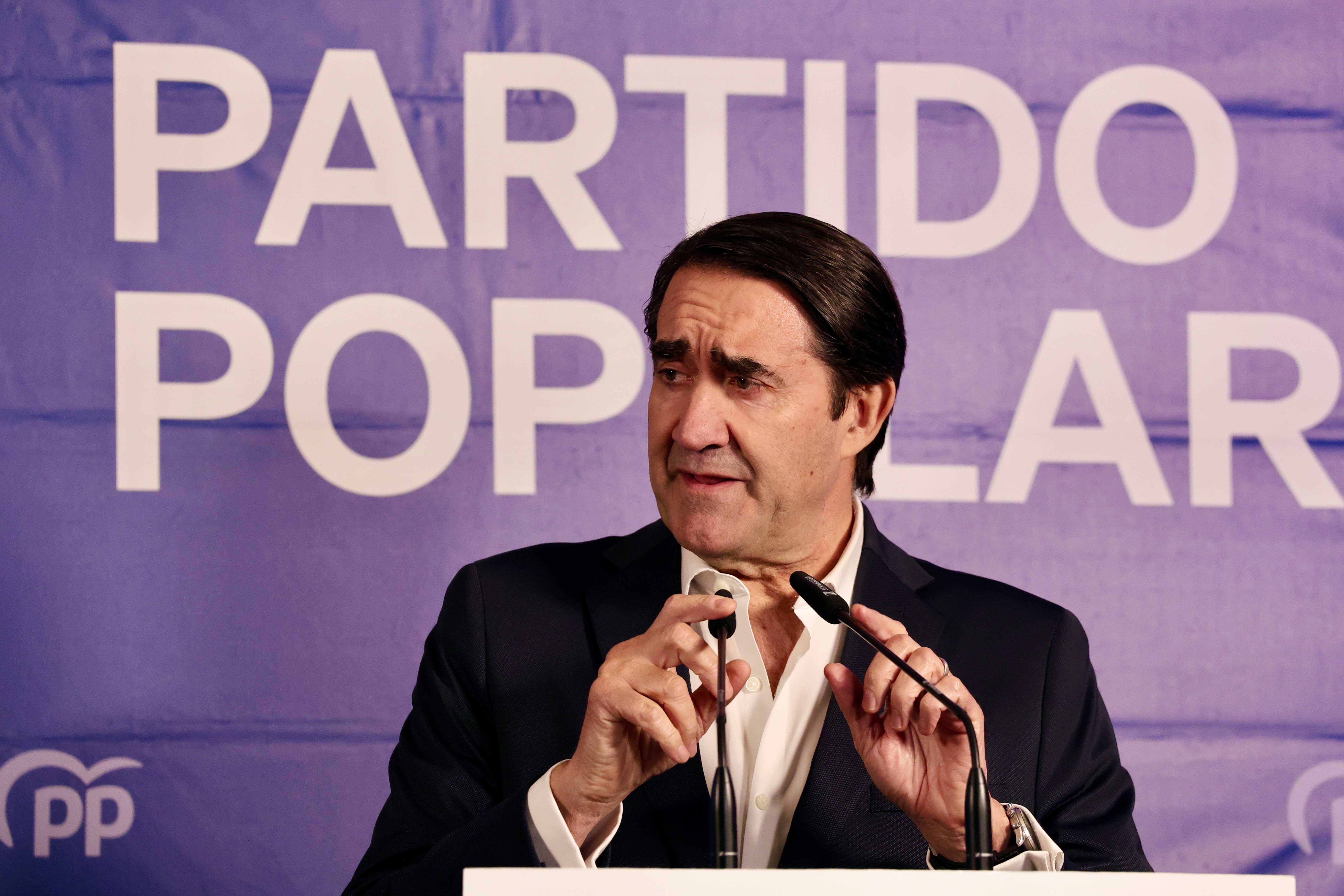 El presidente de la Comisión Gestora del PP, Juan Carlos Suárez Quiñones. | CAMPILLO (Ical)