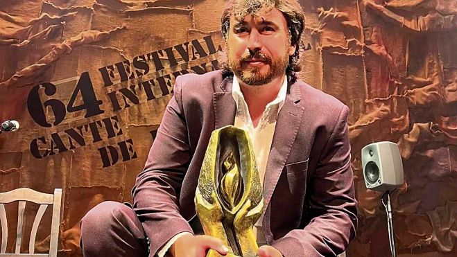 Gregorio Moya, ganador de la ‘Lámpara Minera’ del ´Festival Internacional del Cante de Las Minas de La Unión
