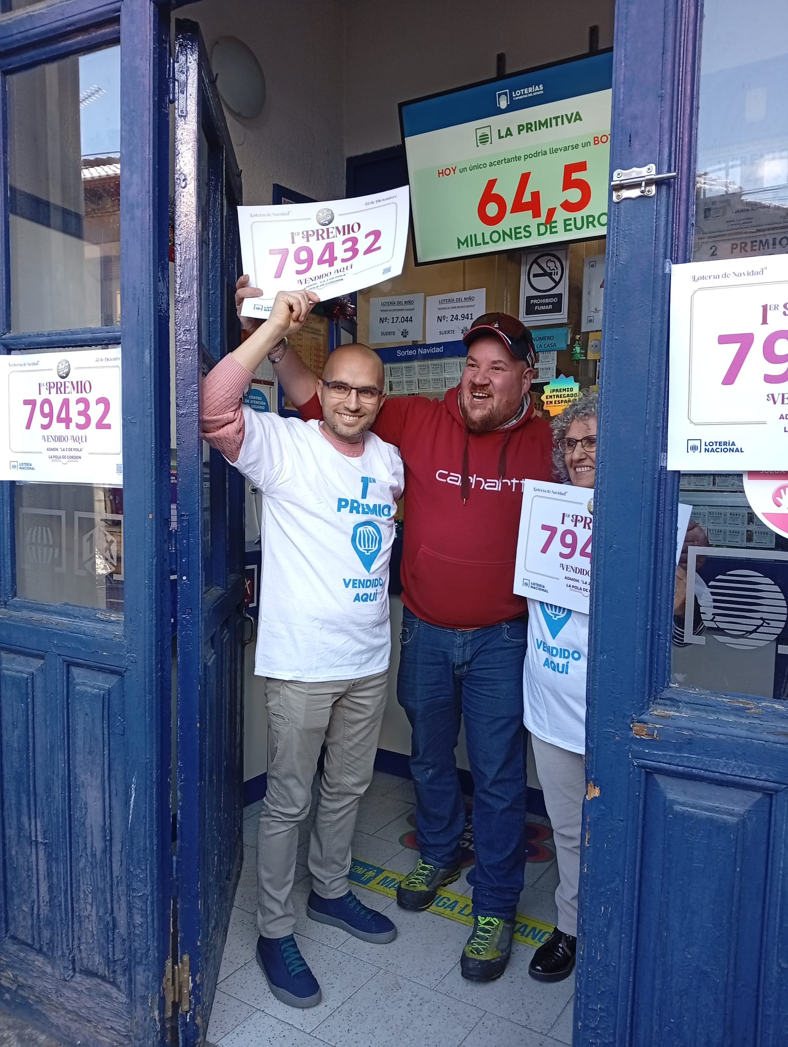 'El Gordo' deja una lluvia de millones en Pola de Gordón | ESTEFANÍA NIÑO