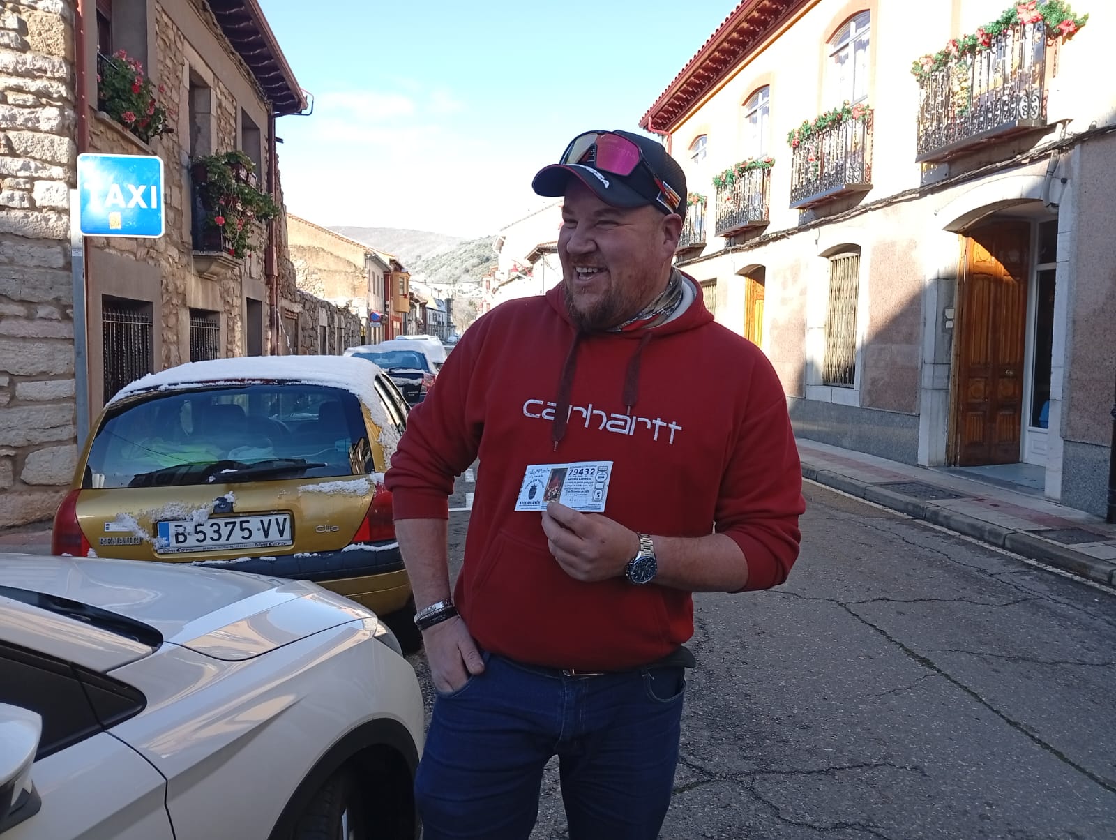 Uno de los agraciados con el 'Gordo' de la Lotería de Navidad. | L.N.C.