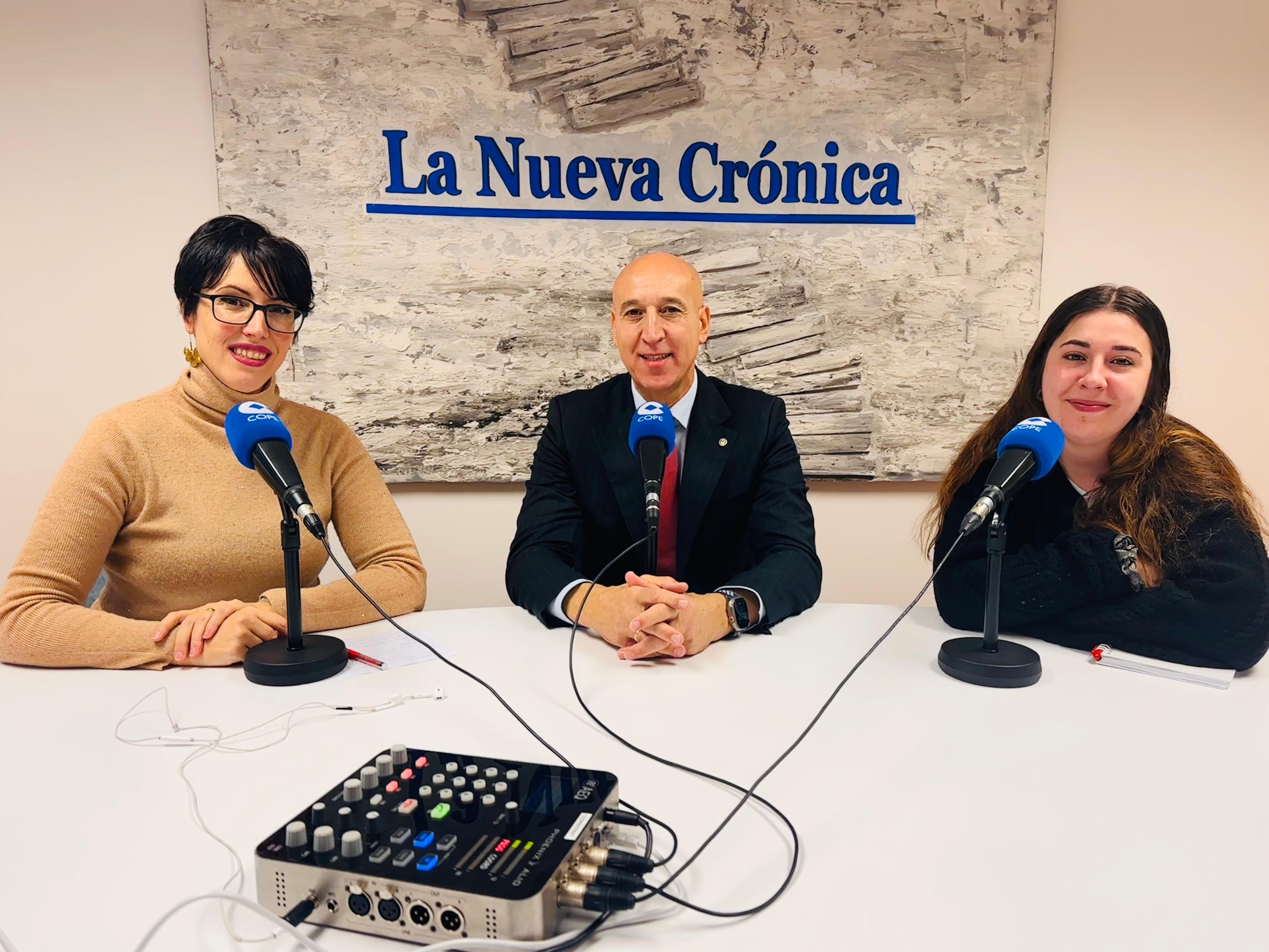 José Antonio Diez Díaz durante el programa ‘Entre nosotras’ de Cope León. | L.N.C.