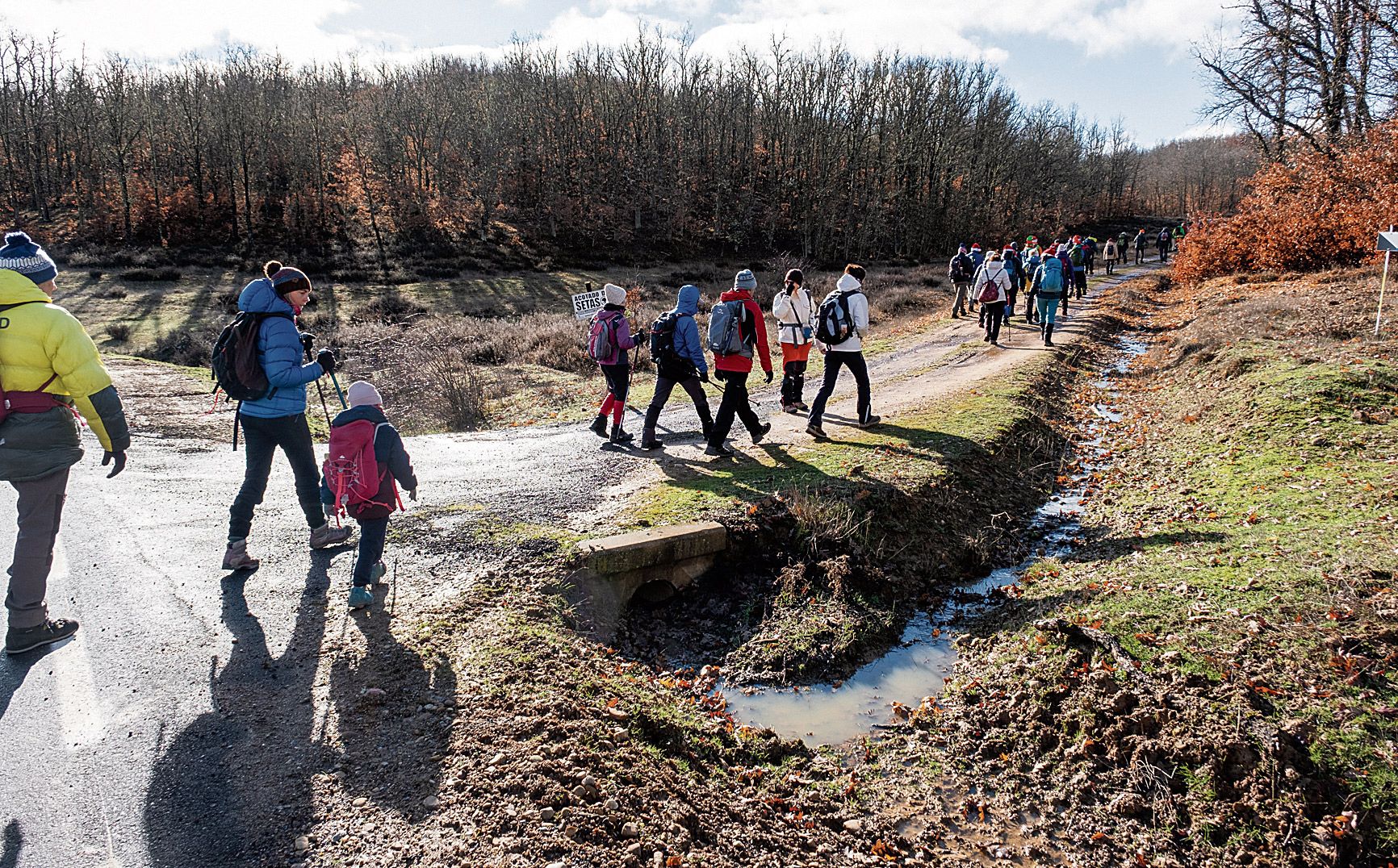 Salida de la carretera de Corcos. | VICENTE GARCÍA