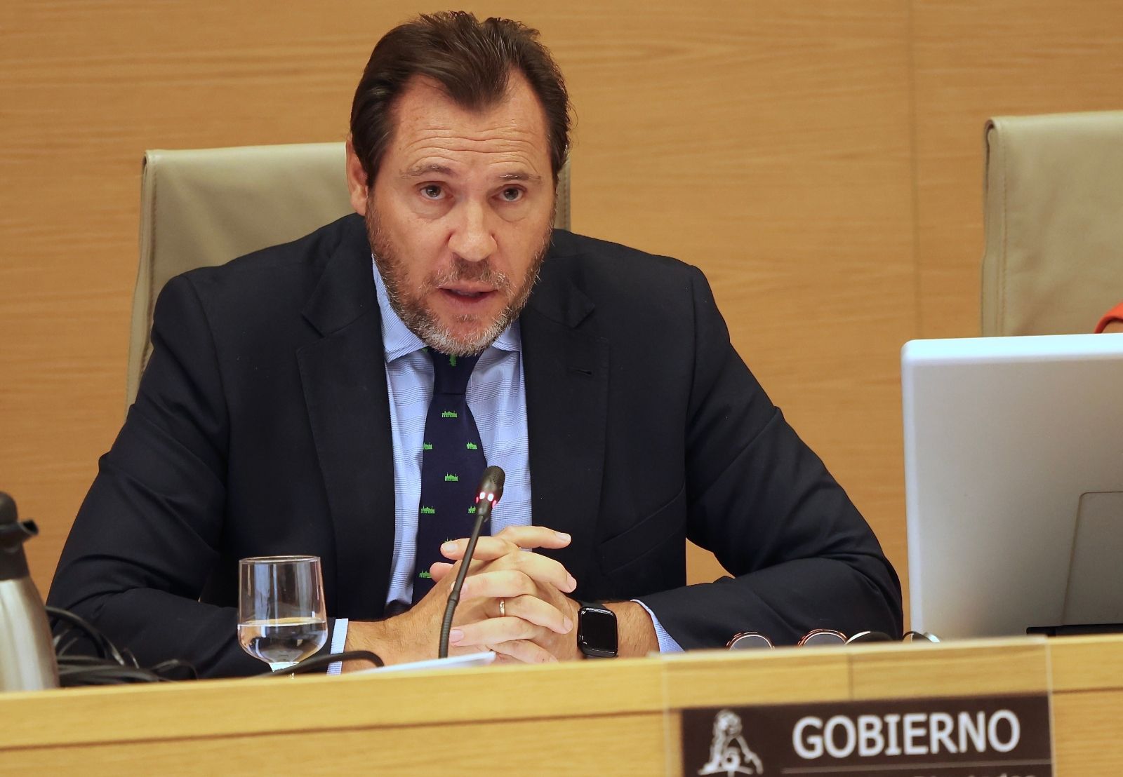 Óscar Puente, ministro de Transportes, en el Congreso de los Diputados | JUAN LÁZARO / ICAL