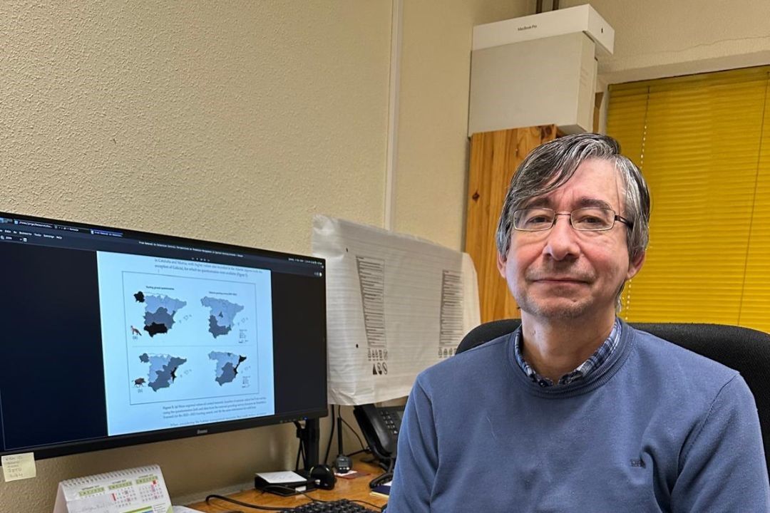 Jorge Tizado es el docente berciano que forma parte del estudio.