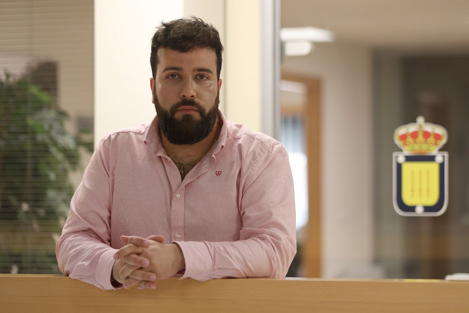 Alejandro Barrera durante la entrevista. | FERNANDO OTERO