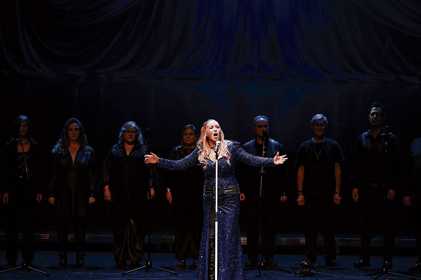 Un instante de la gala solidaria celebrada en el Auditorio este sábado. | SAÚL ARÉN