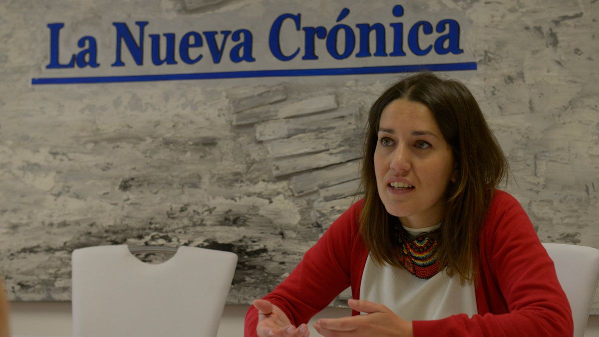 La diputada de Unidos Podemos por León, Ana Marcello. | MAURICIO PEÑA