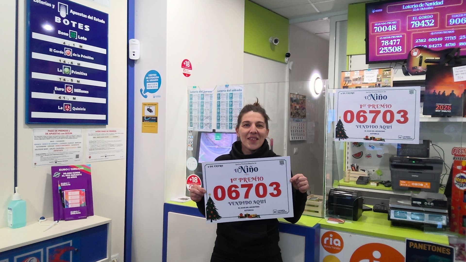 El Azar del Argentino vendió dos décimos del primer premio del sorteo de El Niño. | ICAL