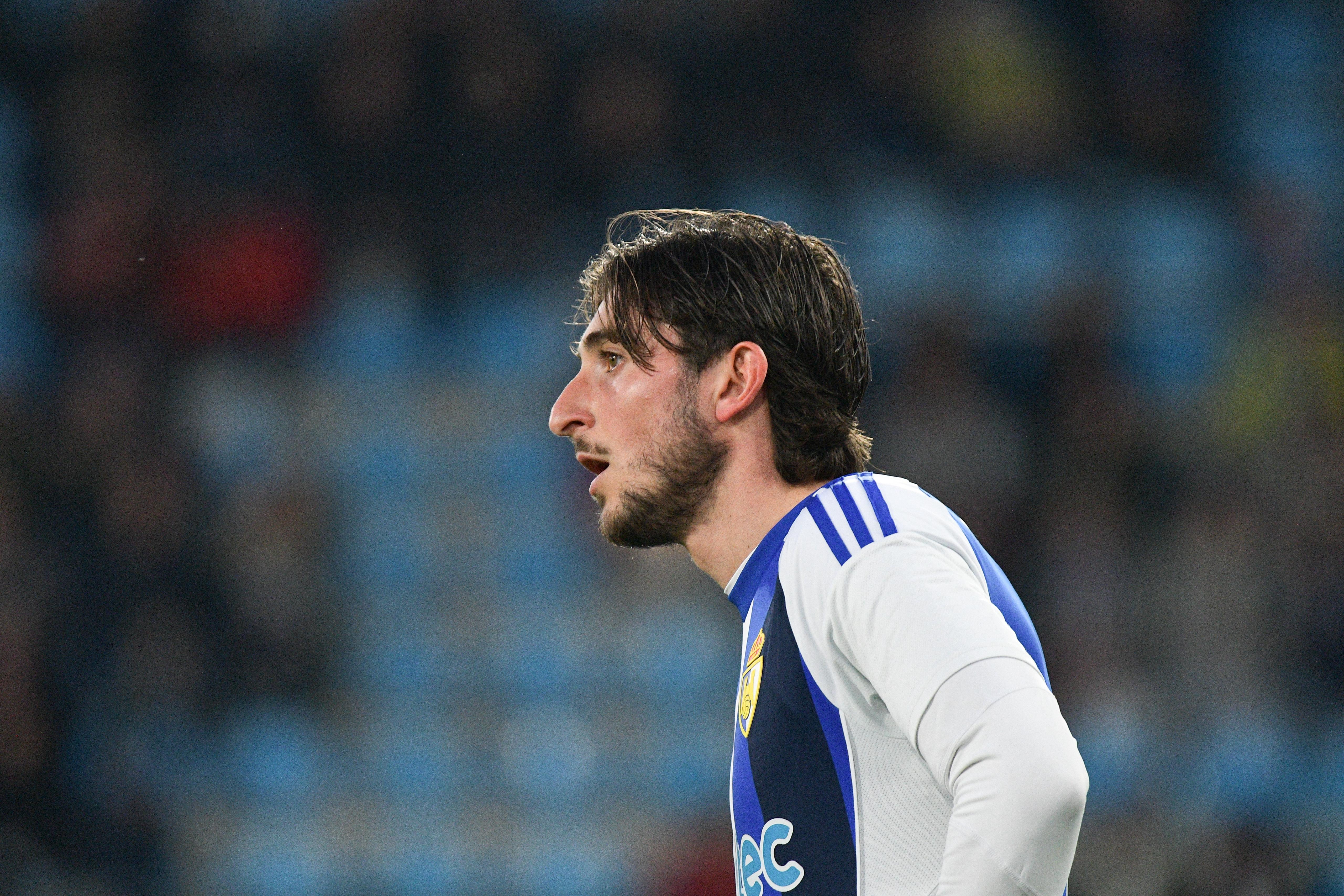 El extremo Álex Mula en un partido en El Toralín con la Ponferradina. | QUINITO