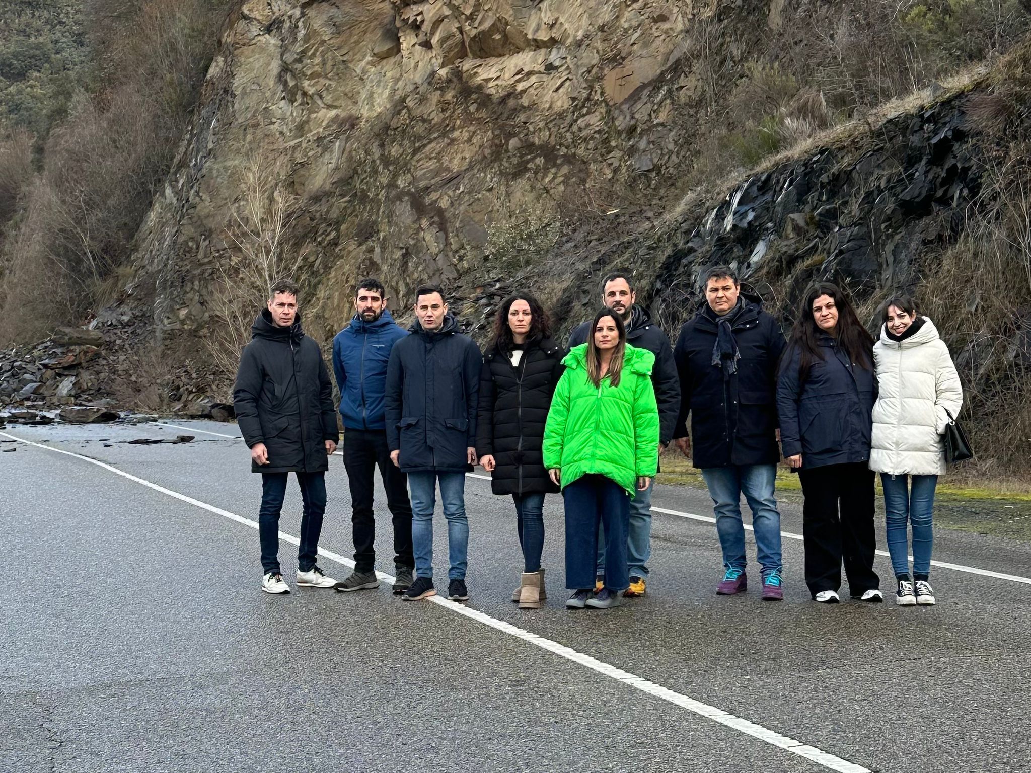 Visita a la carretera Páramo del Sil–Villablino.