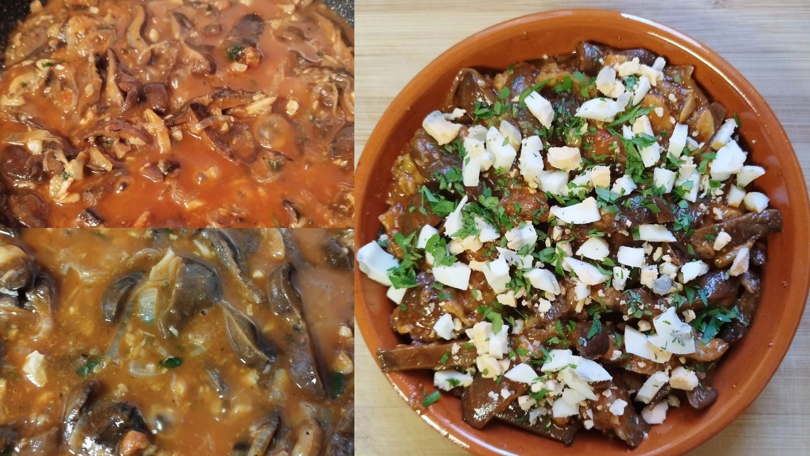 Receta de níscalos con bacalao de Marcelo Ramón.