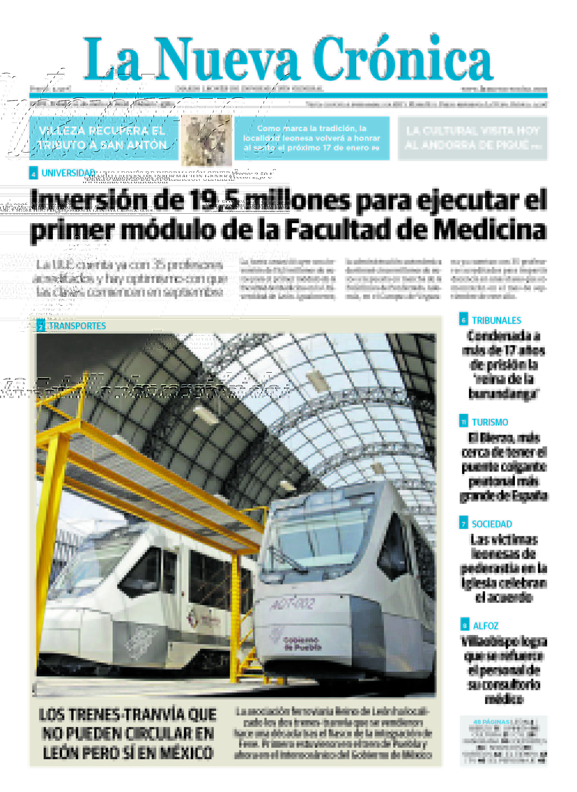 10 01 2026 La Nueva Crónica