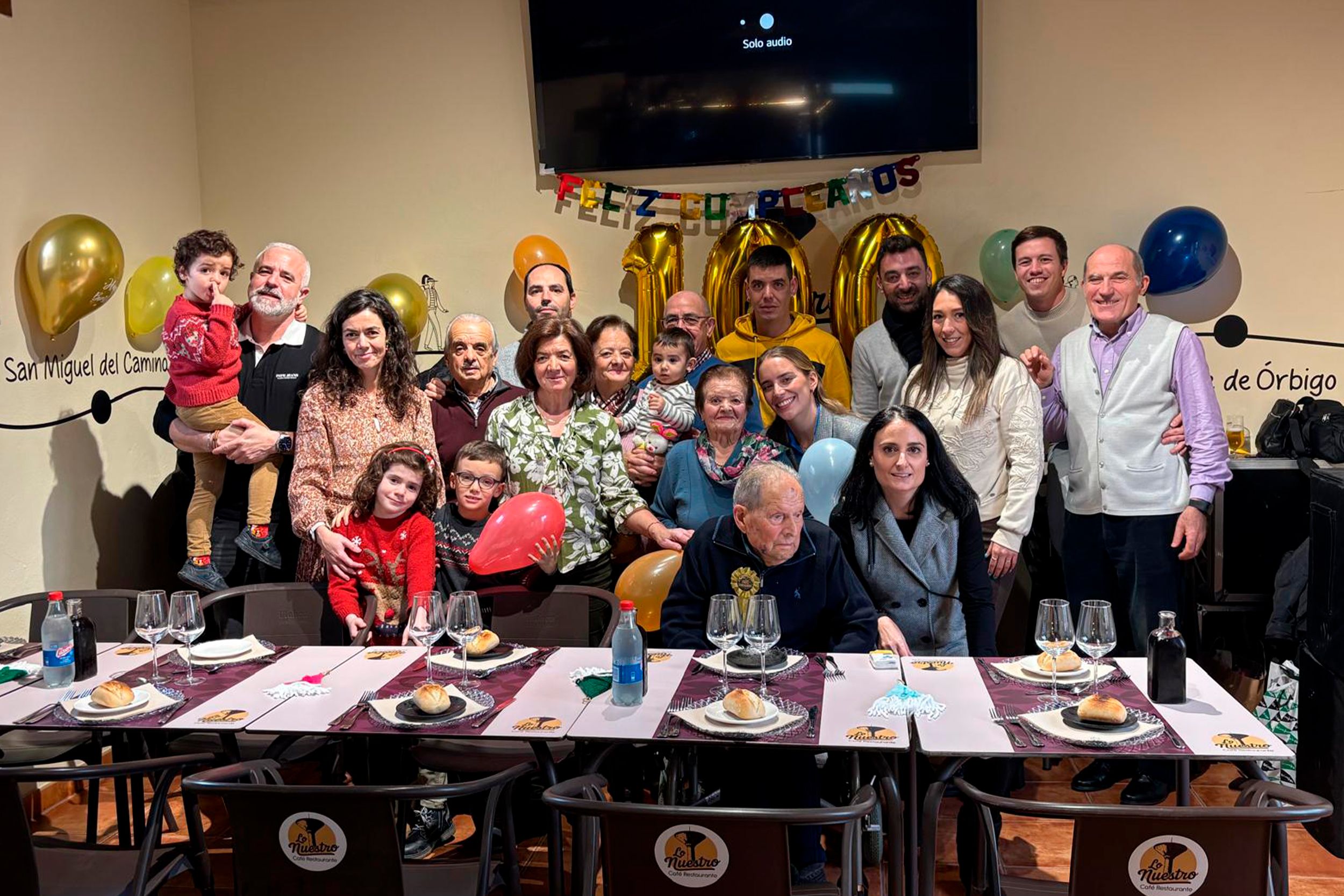 Imagen de la celebración del centenario.